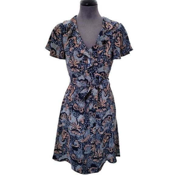 CHELSEA28 RUFFLE WRAP DRESS SZ.XS - Picture 1 of 5